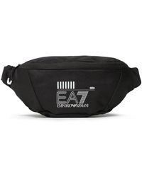 Emporio Armani - Borsa marsupio uomo EA7 train core sling bag shoulder bag black/white logo UBS23EA03 245079 CC940 Media - Lyst