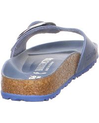 Birkenstock - S Arizona Vegan Slides Sandals Blue 7 Uk - Lyst