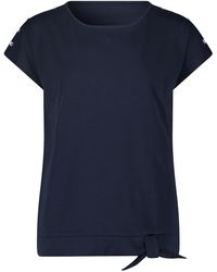 Betty Barclay - Basic Shirt mit Schleifenknoten dunkelblau,38 - Lyst