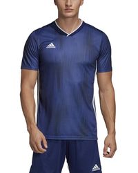 adidas - Tiro 19 Jersey- Soccer Ym Dark Blue/white - Lyst