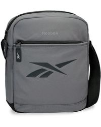 Reebok - Newport Shoulder Bag Portatablet Gray 23x27x7 Cms Polyester - Lyst
