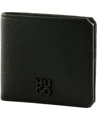 HUGO - Nesh 8 CC Wallet Black - Lyst