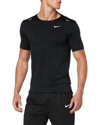 Nike - Rise 365 Dri-fit Short-sleeve Running Top 50% Recycled Polyester - Lyst