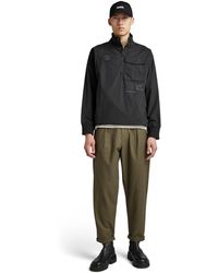 G-Star RAW - Half Zip Overshirt Jacket - Lyst