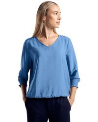 Street One - A344956 Bluse mit Smock-Detail - Lyst