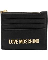 Love Moschino - Portafoglio Con Zip Da Donna Marchio - Lyst