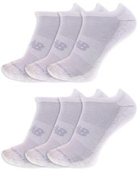 New Balance - Adult's And Performance Cushioned No Show Socks-6 & 12 Moisture Wicking - Lyst