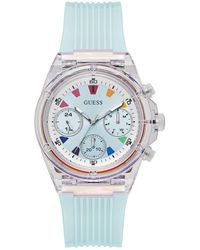 Guess - Horloge Polshorloge Multifunctioneel Athena Gw0438l8 - Lyst