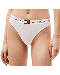 Tommy Hilfiger - Slip Bikini Form Classic mit Logobund - Lyst
