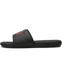 PUMA - Cool Cat 2.0 Slide Sandal Black Red - Lyst
