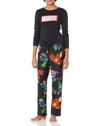 Essentials Disney Star Wars Marvel Men's Snug-Fit Cotton Pyjamas Marvel Avengers L