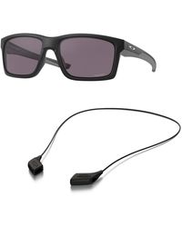 Oakley - Lot de lunettes de soleil : OO 9264 926441 Mainlink noir mat Prizm Gre accessoire laisse noir brillant - Lyst