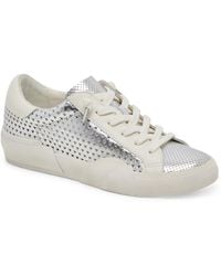 Dolce Vita - , Zina 360 Silver Distressed Leather, 6, Medium - Lyst
