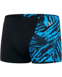 Speedo - S Alv V Swim Shorts Black/blue 32 - Lyst