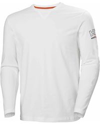 Helly Hansen - Hansen Workwear Kensington - Camicia da uomo a maniche lunghe realizzata in resistente misto cotone a coste leggero - Lyst