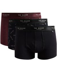 Ted Baker - Kabel 3-pack Of Assorted S Cotton Trunks 273411 Assorted - Lyst