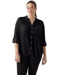Vero Moda - Bluse Hemd VMBUMPY L/S - Lyst