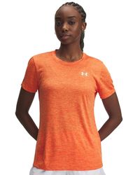 Under Armour - Haut À Manches Courtes Tech Twist Pour Femme Base Blanc - Lyst