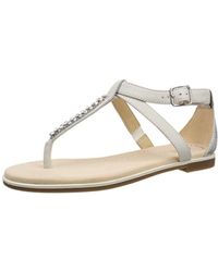 Clarks Bay Poppy, Sandalias con Tira Vertical para Mujer - Multicolor