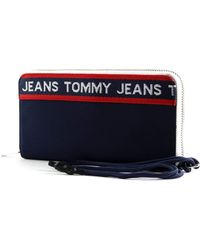 Tommy Hilfiger TJW Logo Tape Large Zip Around Wallet CB Black Iris - Schwarz