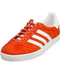 adidas - Gazelle 85 Mens Fashion Trainers In Red White - 8.5 Uk - Lyst