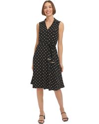 Tommy Hilfiger - Dress Fit And Flare,black/ginseng,14 - Lyst