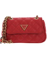 Guess - Giully Mini Convertible Crossbody Flap Red - Lyst