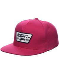 Vans Full Patch Snapback Gorra de béisbol - Rojo
