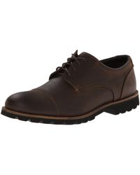 rockport channer cap toe oxford