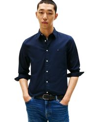 Tommy Hilfiger - Flex Poplin Kent Collar Sf Shirt Mw0mw40460 L/s Shirt - Lyst