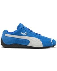 PUMA - Mens Speedcat Og Lace Up Sneakers Shoes Casual - Blue, Black/royal/white, 9 - Lyst