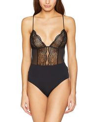 Calvin Klein Bodysuit Body - Negro