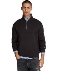 Tommy Hilfiger - Tjm Reg Half Zip Sweater Dm0dm20596 Half Zip Sweater - Lyst
