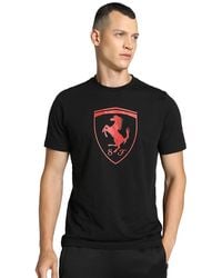 PUMA - Ferrari Race Tonal Big Shield Tee () Clothing - Lyst