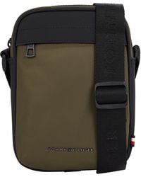 Tommy Hilfiger - Bolso bandolera Hombre Repreve Mini Reporter con logotipo - Lyst