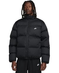Nike - Sportswear Club Gewatteerd Herenjack - Lyst
