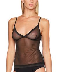 Calvin Klein Camisole Camicia da Notte - Nero