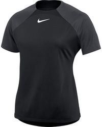 Nike - DH9242-011 W NK DF ACDPR SS Top K T-Shirt Mujer Black/Anthracite/White Tamaño M - Lyst