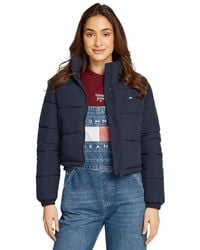 Tommy Hilfiger - Tjw Crp Essential Puffer Dw0dw18828 Puffer Jacket - Lyst