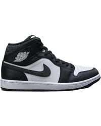 Nike - Air Jordan 1 Mid Se Gs 'panda Elephant' Fb9909-001 Size - Lyst