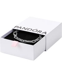 PANDORA - ME Bracciale a maglie in argento Sterling con 5 maglie apribili - Lyst