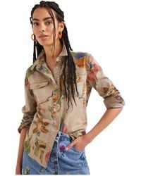 Desigual - Cam_flower Shirt - Lyst