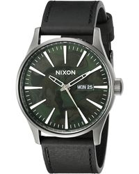 Nixon - A0992062 Kensington Analog Display Analog Quartz Silver Watch - Lyst