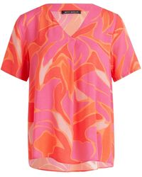 Betty Barclay - Tunika-Bluse mit V-Ausschnitt Pink/Rosa,38 - Lyst