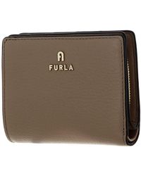 Furla - Camelia Compact Wallet S Greige - Lyst