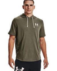 Under Armour - Rival Terry Short-sleeve Hoodie - Lyst