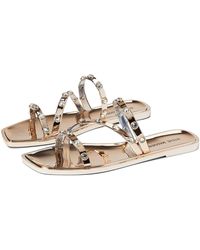 Steve Madden Sapphire Rose Gold Strappy 