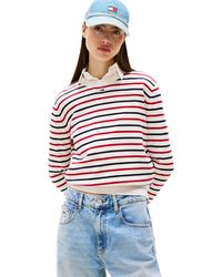 Tommy Hilfiger - Tjw Essential Crew Sweater EXT Dw0Dw20159 Pullover - Lyst