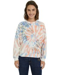 Desigual - Sweat_Dye dala Maglia di Tuta - Lyst