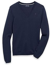 tommy hilfiger blue jumper
